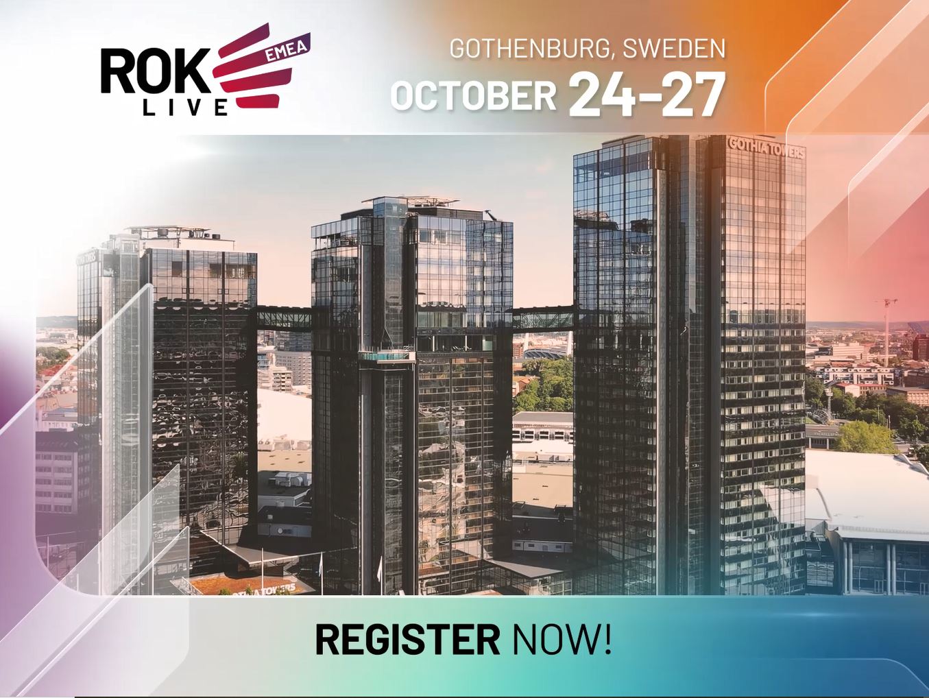 ROKLive EMEA 2022 Registraiton Open